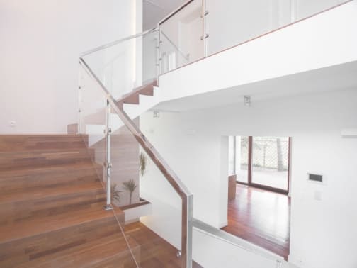 Treppen eines Familienhauses