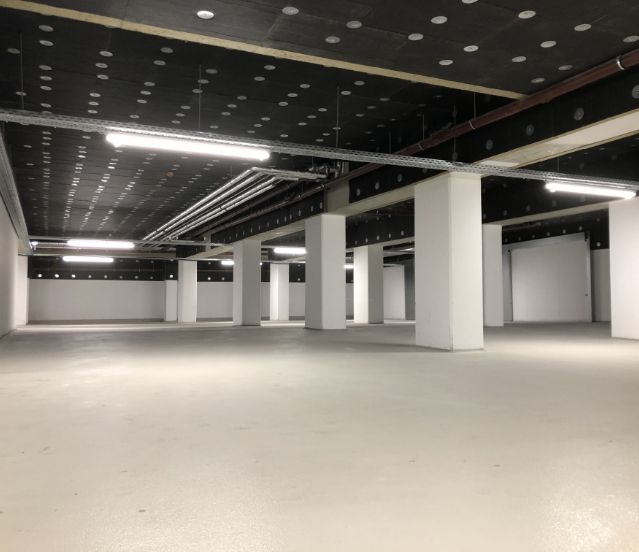 Gedämmte Tiefgarage